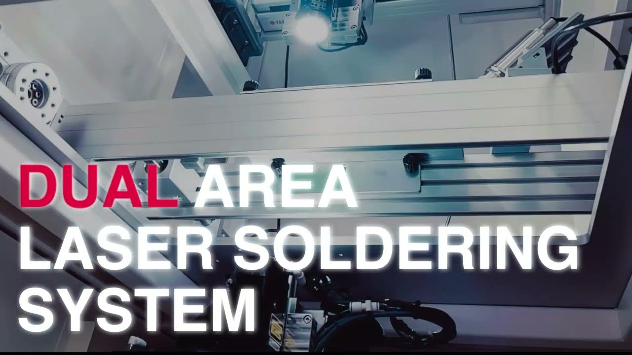 Integrated laser selective solodering system コンベア型レーザーはんだ付システム
