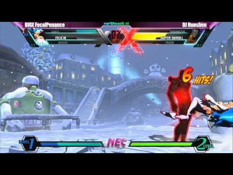 UMVC3 BIGE FecalPenance vs DJ Huoshen NEC XII Tournament