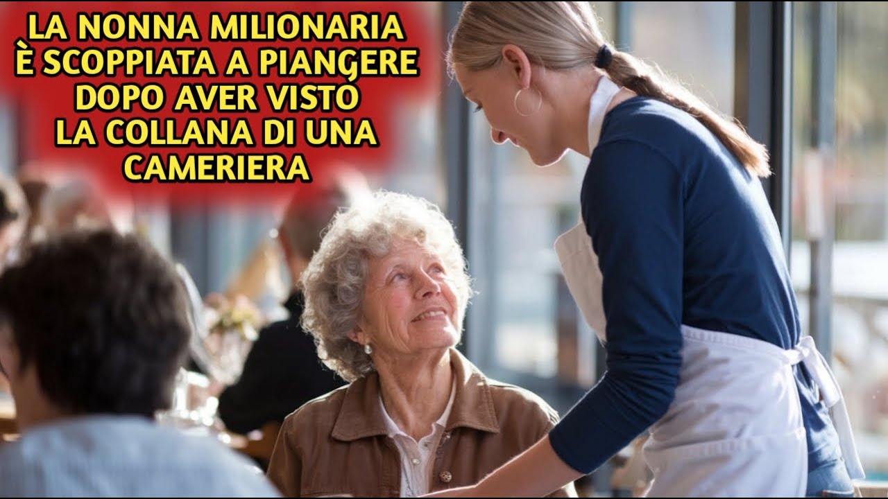 "La Nonna Milionaria Scoppiò in Lacrime Dopo Aver Visto la Collana della Cameriera"