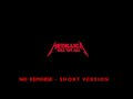 No Remorse Metallica Radio Friendly Version