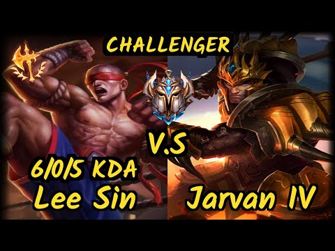 SKT T1 Clid (LEE SIN) vs JARVAN IV - 6/0/5 KDA JUNGLE CHALLENGER GAMEPLAY - KR
