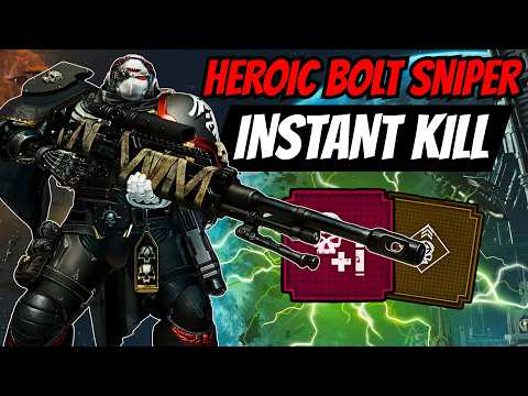 NEW Heroic Bolt Sniper ONE SHOT Infinite Ammo Build is Ridiculously Fun - Space Marine 2