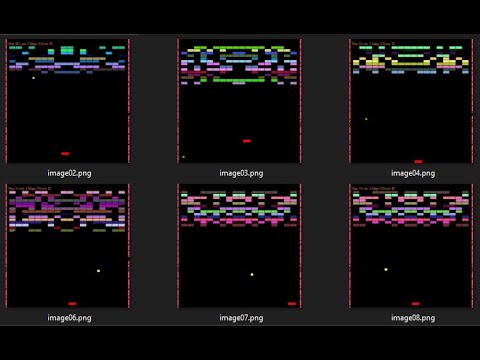 Arkanoid / Breakout made in Python in 5 different styles