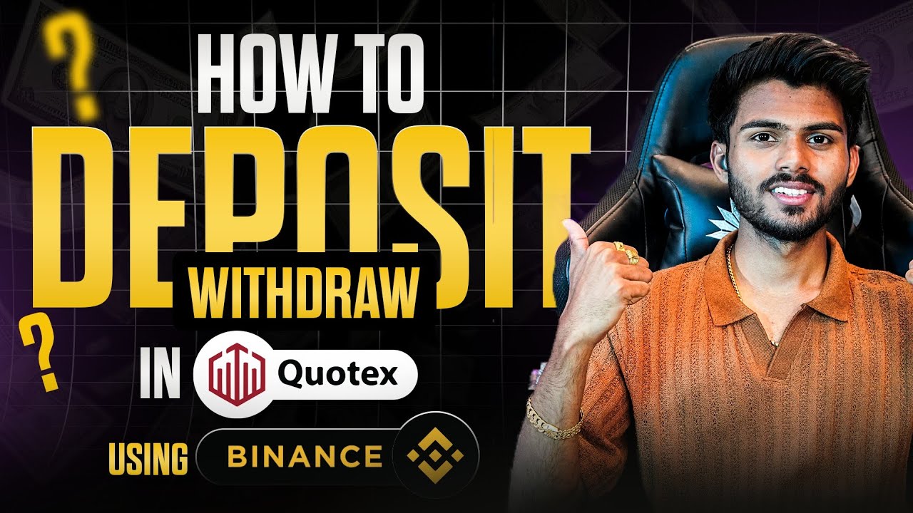 QUOTEX | Best way to Deposit & Withdraw using Binance | Learn with Tanishq