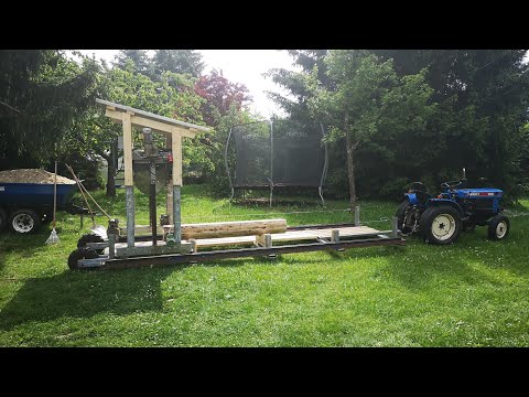Eigenbau "swingblade sawmill" Sägewerk by Thomas Nitsche