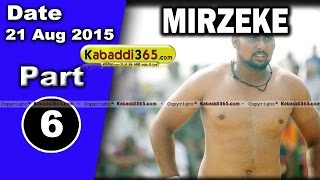 (1) Mirzeke (Ferozepur) Kabaddi Touranament 21 Aug 2015