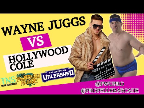 Wayne Juggs vs Hollywood Cole - Pro Wrestling Unleashed - Propeller Arcade - Halifax, April 9th 2023