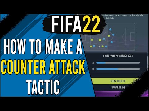 Tips to Make a Successful Counter-Attack Tactic in FIFA 22 | Custom Tactics Tutorial