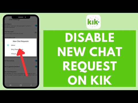 How to Turn Off New Chat Requests on Kik