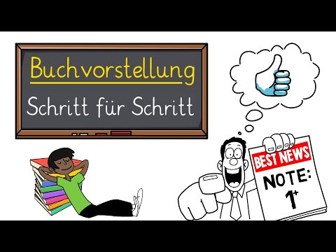 Buchvorstellung für Kinder - Tipps und Tricks für eine gute Note.