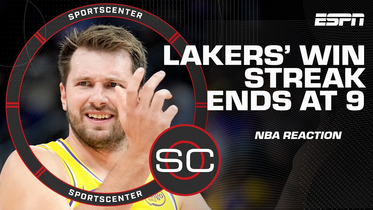 NBA Reaction 🍿 Pistons ends Lakers’ win streak, Wemby bolsters his case for MVP | SportsCenter