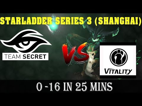 Starladder series 3 - Secret vs iG.Vitality - 0-16 in 25 mins  (Highlights)