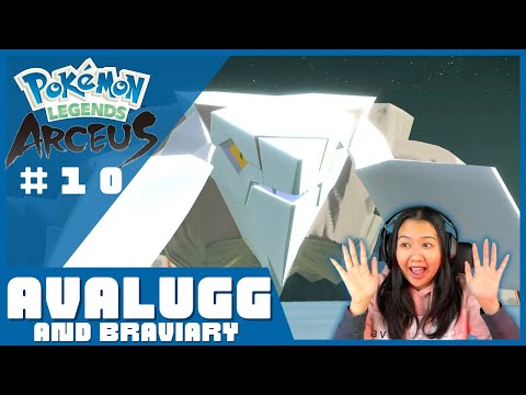 Frenzied Avalugg and Braviary | Pokemon Legends Arceus | Gameplay #10 |