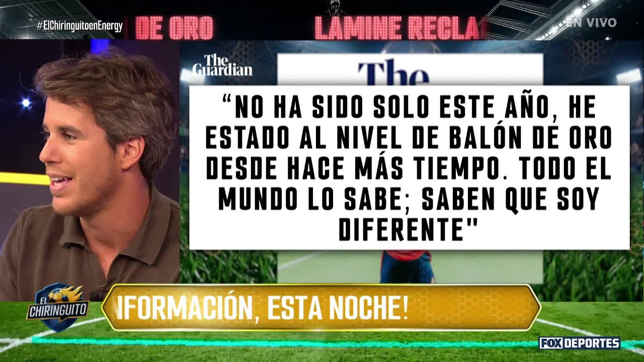 LAMINE YAMAL justifica tener el NIVEL para ganar el BALÓN DE ORO 2026 | El Chiringuito