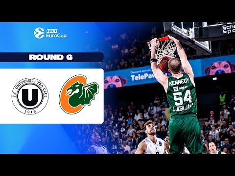 U-BT Cluj-Napoca vs Cedevita Olimpija Ljubljana | Round 6 | EuroCup Basketball 2025-26