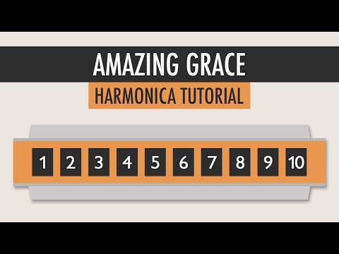How to play Amazing Grace on the Harmonica - Easy Tutorial