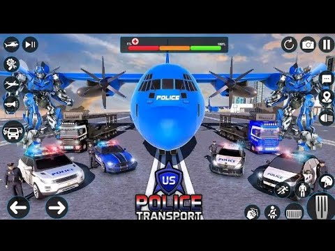 US Police Robot Transportation Simulator Games - Android Gameplay