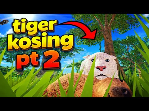 Tiger KOSING in Jungle Life Roblox Pt 2!