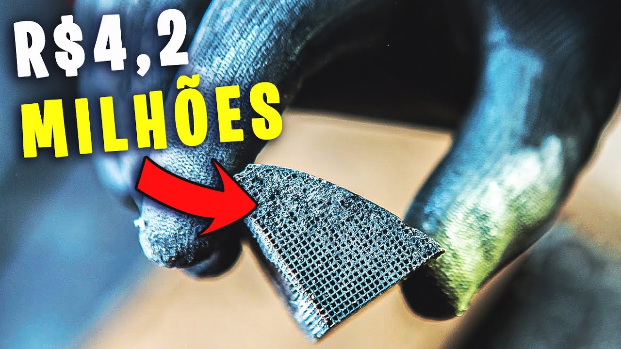 Esse metal custa R$4.2 milhões 1 kg [mais do que Paládio]