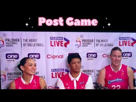 Post Game | Nica Celis Coach Sherwin Meneses and Courtney Shwan Oct 28, 2025