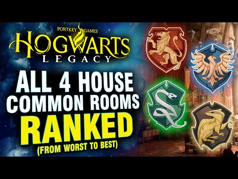 Hogwarts Legacy - All 4 House Common Rooms RANKED From Worst To Best!