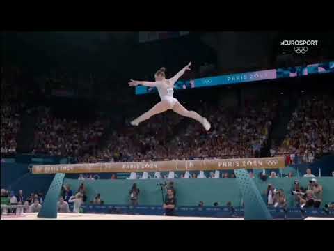 Angela Andreoli Beam Team Final 2024 Olympics