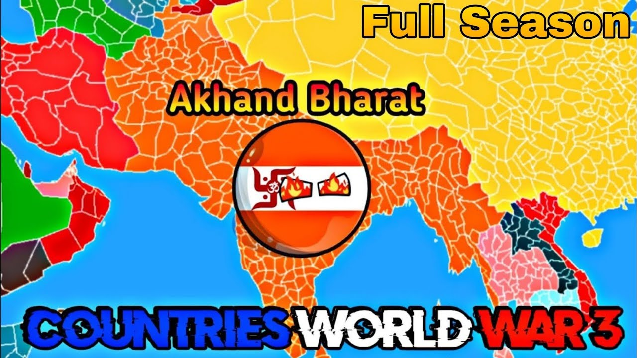 Countries World War 3 🌍[In a Nutshell and Fight] ⚔️⚔️ [All Episodes] #countryballs #worldprovinces