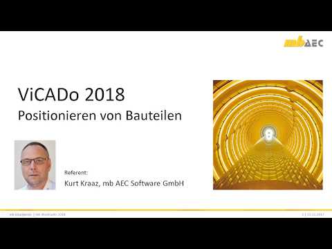 ViCADo 2018 - Positionieren von Bauteilen