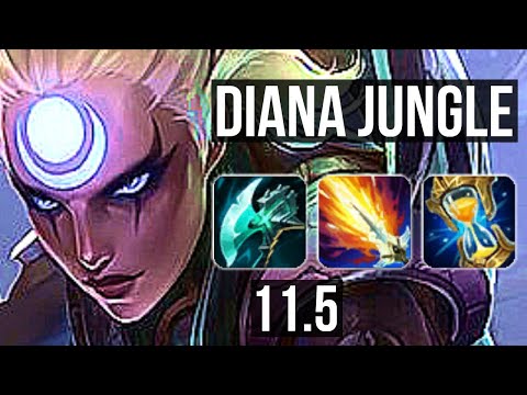 DIANA vs TALIYAH (JUNGLE) | 8/1/8, 800+ games, 1.0M mastery, Rank 12 Diana | BR Grandmaster | v11.5