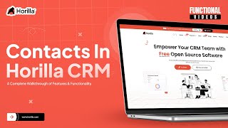 Contacts In Horilla CRM | Horilla CRM Features & Functionality | Horilla CRM Functional Tutorials