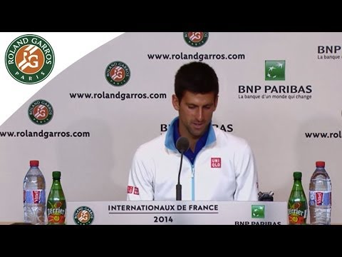 Press conference Novak Djokovic 2014 French Open R2