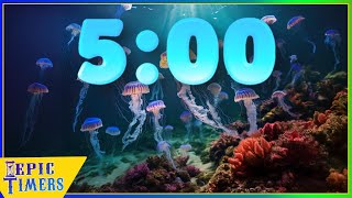 Download lagu 5 Minute Jellyfish Timer with music and an Ocean Surprise! mp3