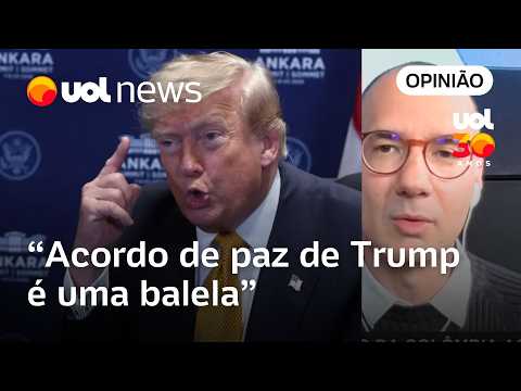 Trump tenta usar o nome ‘acordo de paz’ para se referir a um pedido de rendição, diz Charleaux