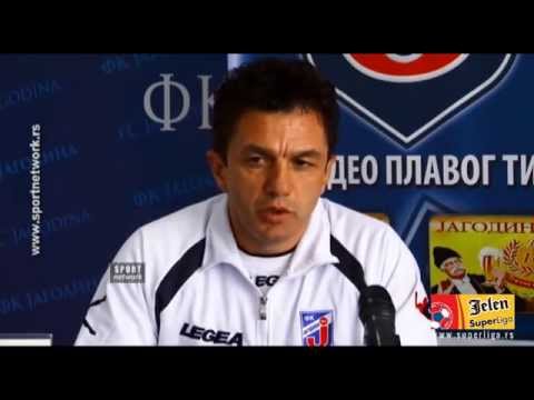 JSL 2014/15: 25.04.2015 24.Kolo: Konferencija za novinare nakon meča Jagodina - Voždovac