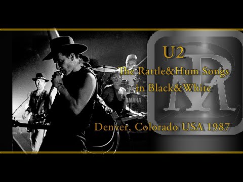 U2 The Rattle&Hum Songs, in Black&White.