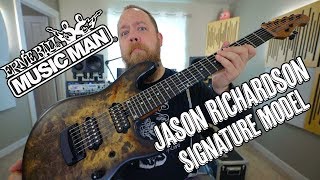 Video thumbnail for Music Man Jason Richardson Signature Cutlass - Demo by Riffs, Beards & Gear