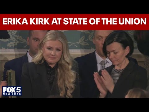 'My great friend, Charlie Kirk': Erika Kirk attends State of the Union