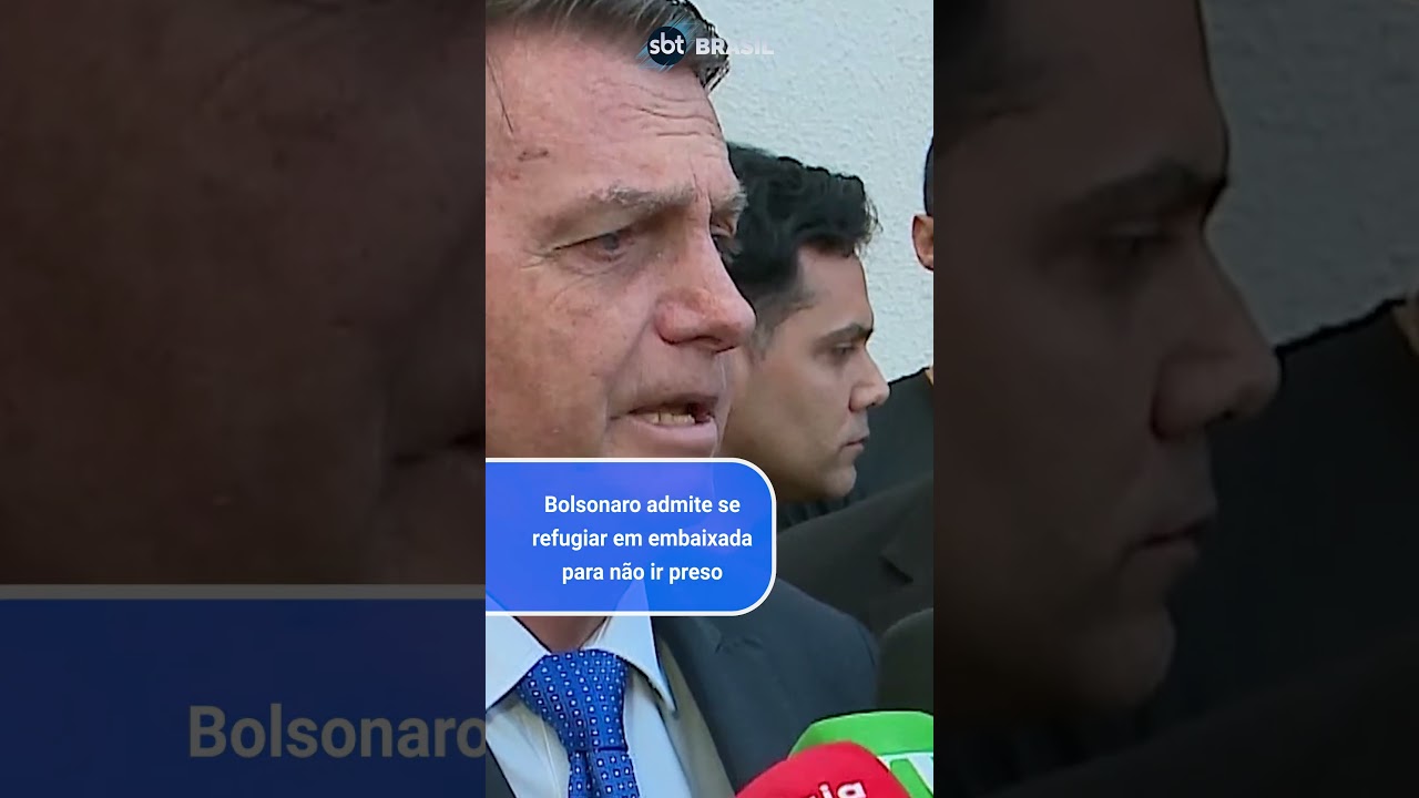 Bolsonaro afirma que não descarta se refugiar para fugir de prisão | SBT Brasil (28/11/24)