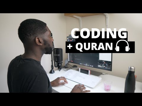 Coding and Listening to Quran so peaceful ️