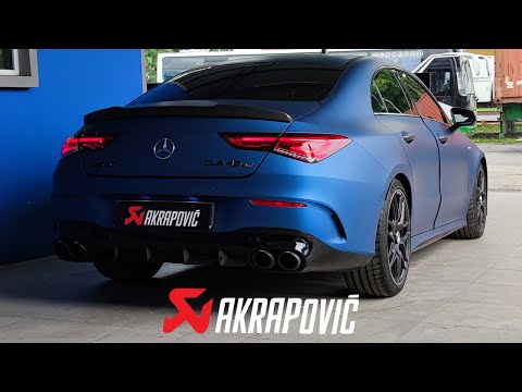 MERCEDES AMG CLA45S C118 AKRAPOVIC EXHAUST | 2020 CLA45S MOST POWERFUL 4 CYLINDER SPORT SEDAN