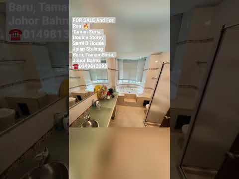 Taman Suria, Double Storey Semi D House  Jalan Stulang Baru, Taman Suria, Johor Bahru