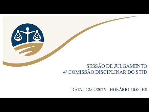 Sessão de Julgamento 4ª Comissão Disciplinar do STJD