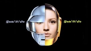 Ellie Goulding vs Daft Punk There&#39;s Something About Us Under The Sheets (video)
