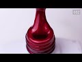 Molekula gel varnish No. 032 (red, micro shine), 6 ml