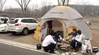 preview picture of video 'Winter camping in South Korea'