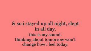 matt &amp; kim : lessons learned (lyrics)