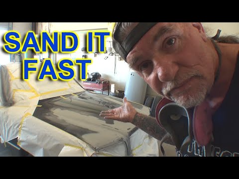 How Can I Sand A Car For Paint Really FAST Paint And Body Tech Tips