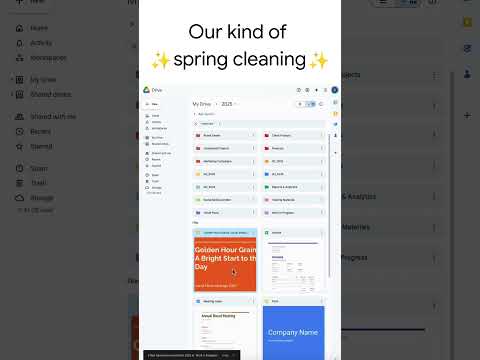 Time to declutter that Google Drive and finally organize your files 📂 #Shorts