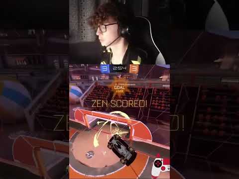 Zen shocked himself 😭😭 #rocketleague #shorts #vitality