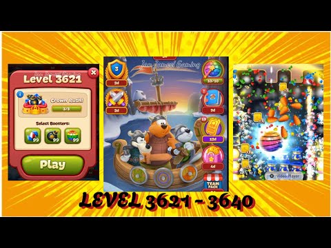 Toon Blast || Level 3621 - Level 3640 || Gameplay